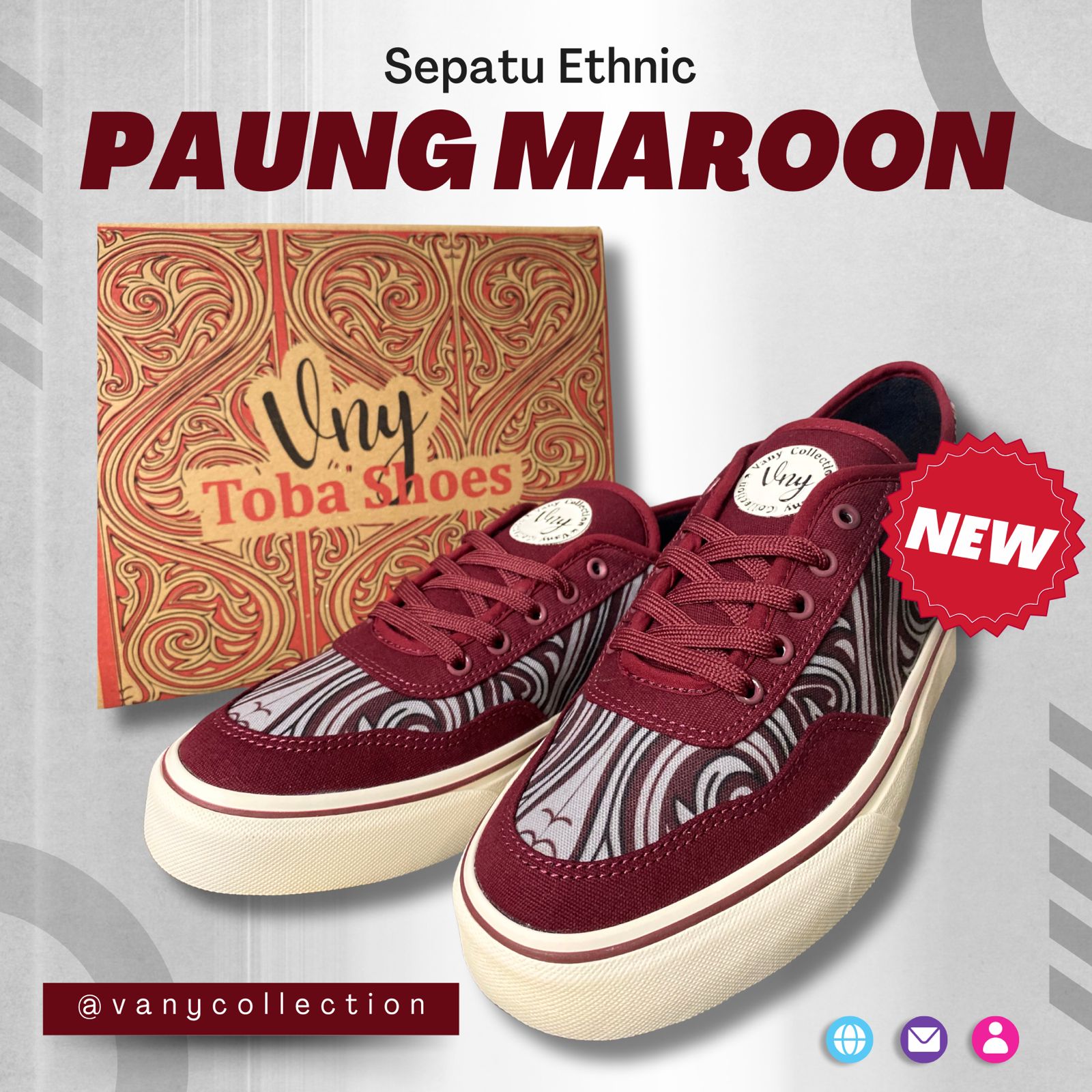 Sneakers Motif Ulu Paung